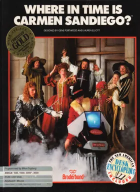 Where in Time is Carmen Sandiego_Disk2 box cover front